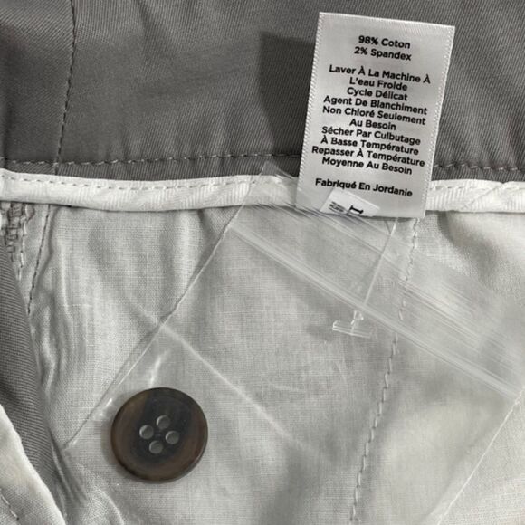 NWT Talbots Straight Leg Gray Chino Pants Women's‎ Plus Size 16 - Picture 8 of 9